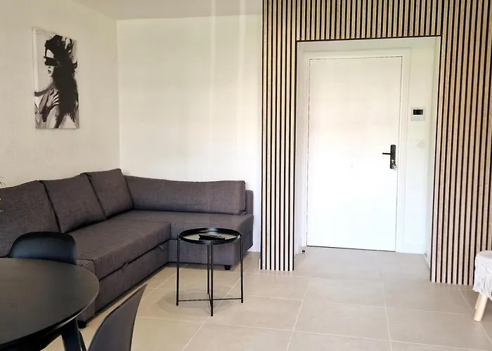 Beautiful 2p 39 M2, Ac, Balcony أنتيب
