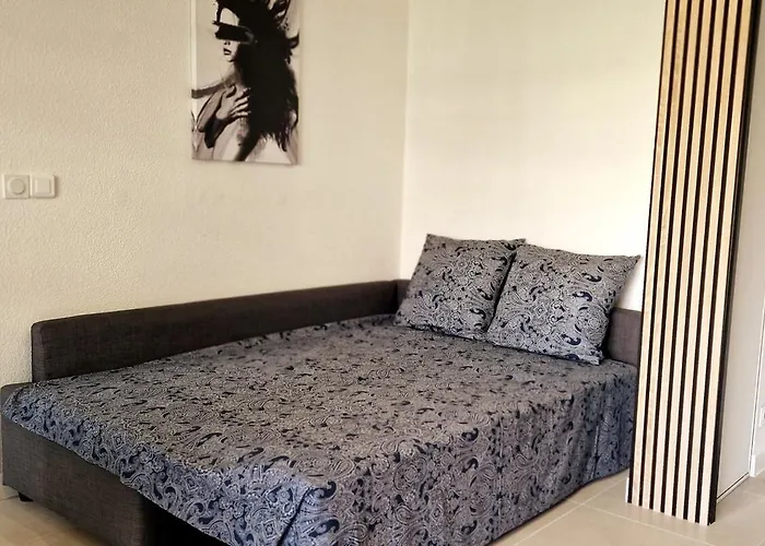 Beautiful 2p 39 M2, Ac, Balcony شقة